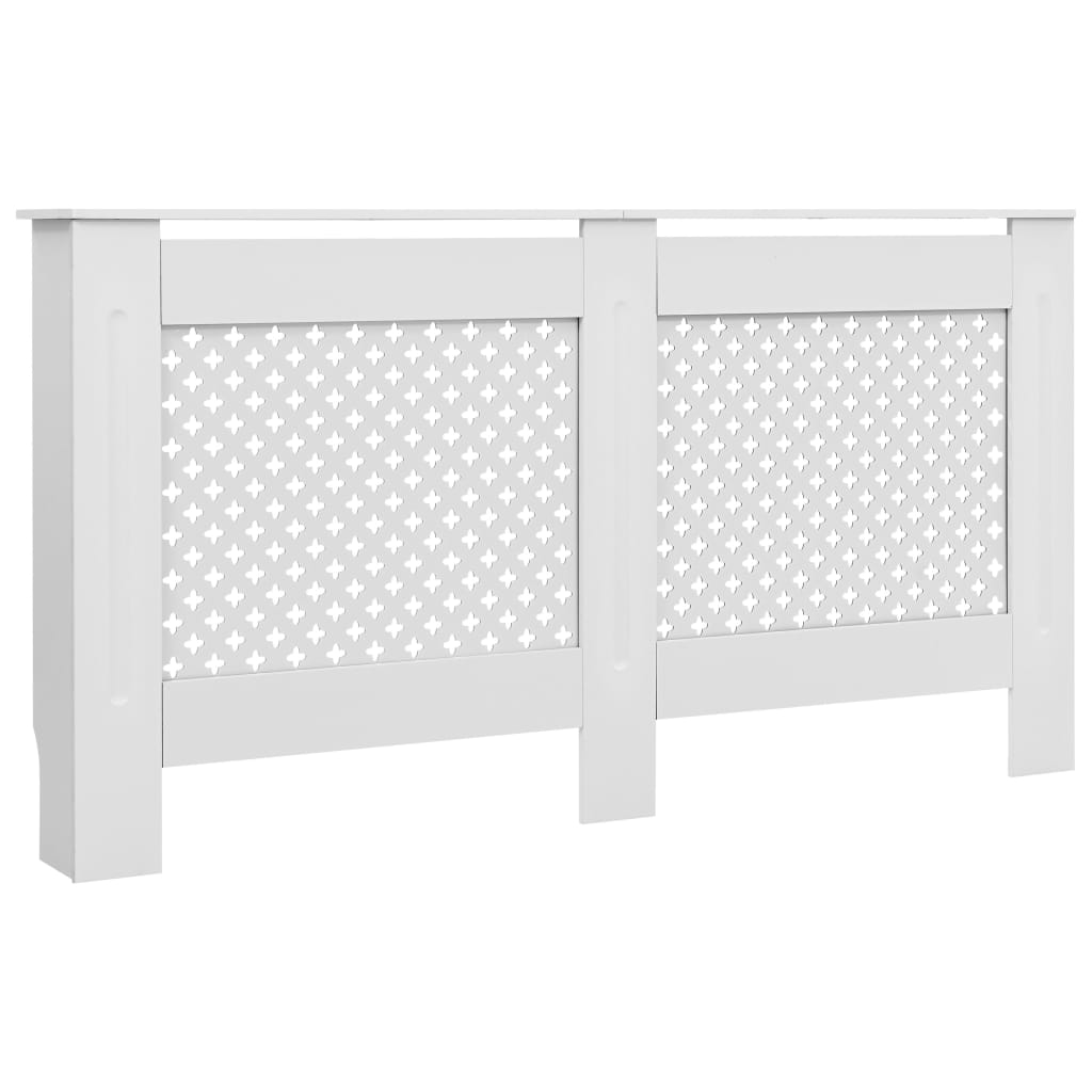 Radiator Covers 2 pcs White 152x19x81.5 cm MDF- Heating Radiator Accessories - HomeShopIreland - Home Shop Ireland - Heating Radiator Accessories - Radiator Covers 2 pcs White 152x19x81.5 cm MDF