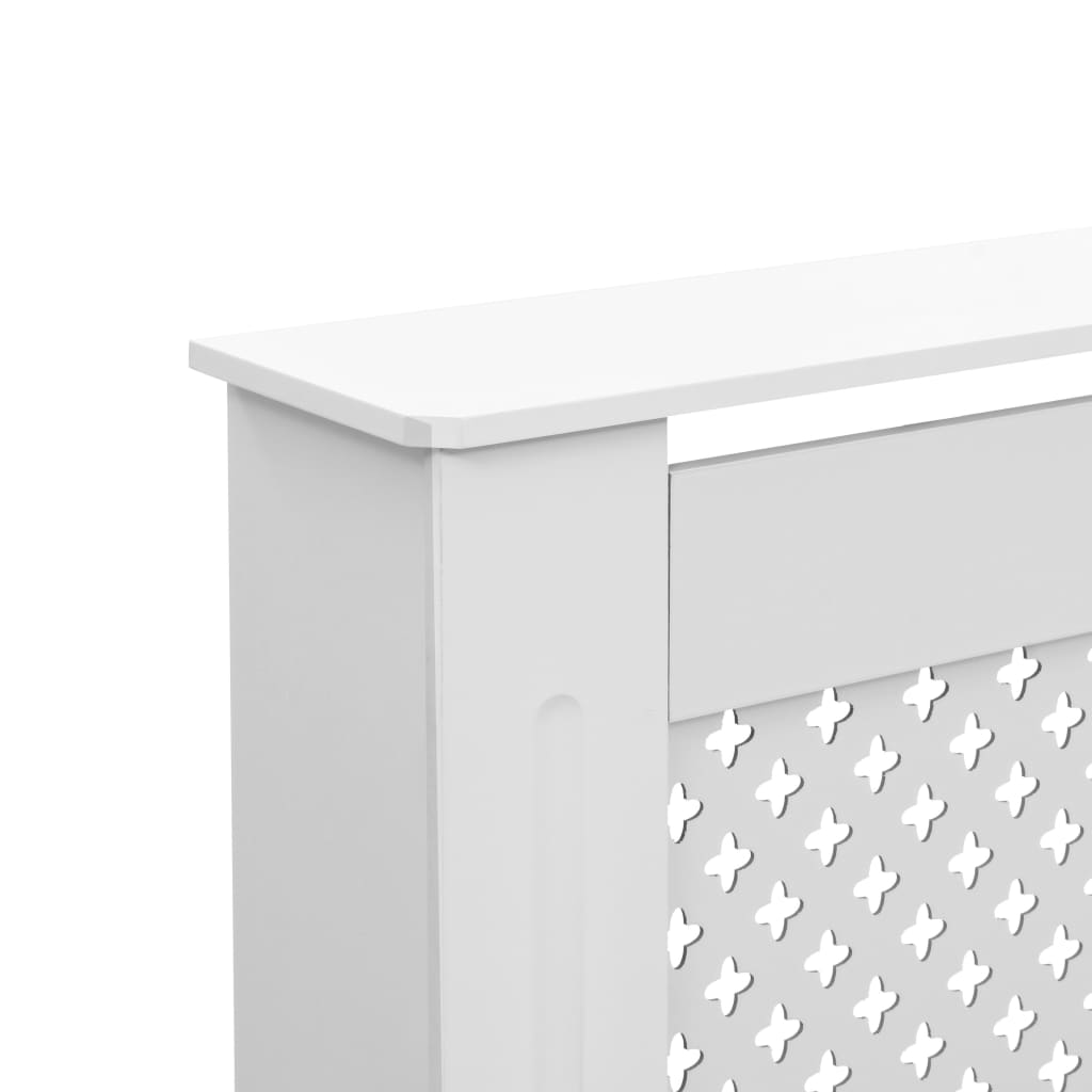 Radiator Covers 2 pcs White 152x19x81.5 cm MDF- Heating Radiator Accessories - HomeShopIreland - Home Shop Ireland - Heating Radiator Accessories - Radiator Covers 2 pcs White 152x19x81.5 cm MDF