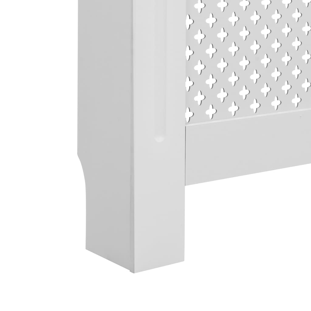 Radiator Covers 2 pcs White 152x19x81.5 cm MDF- Heating Radiator Accessories - HomeShopIreland - Home Shop Ireland - Heating Radiator Accessories - Radiator Covers 2 pcs White 152x19x81.5 cm MDF