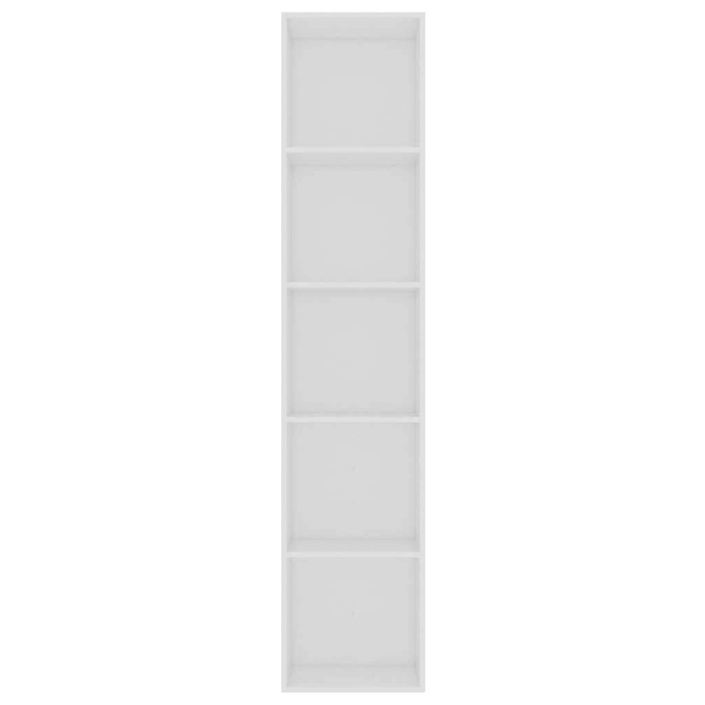 Book Cabinet White 40x30x189 cm Chipboard- Bookcases & Standing Shelves - HomeShopIreland - Home Shop Ireland - Bookcases & Standing Shelves - Book Cabinet White 40x30x189 cm Chipboard