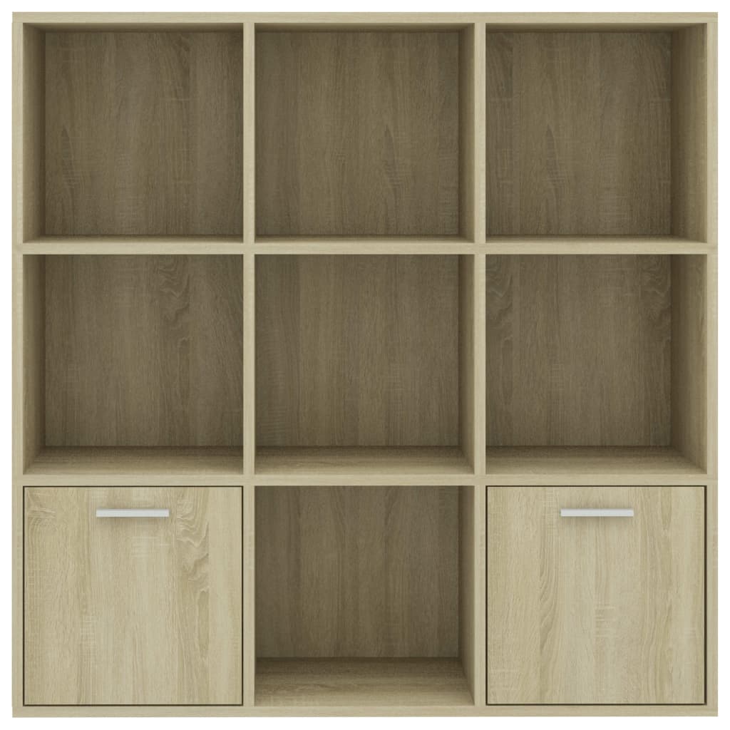 Book Cabinet Sonoma Oak 98x30x98 cm Chipboard- Bookcases & Standing Shelves - HomeShopIreland - Home Shop Ireland - Bookcases & Standing Shelves - Book Cabinet Sonoma Oak 98x30x98 cm Chipboard