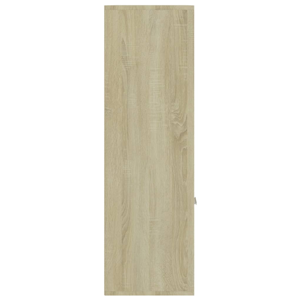 Book Cabinet Sonoma Oak 98x30x98 cm Chipboard- Bookcases & Standing Shelves - HomeShopIreland - Home Shop Ireland - Bookcases & Standing Shelves - Book Cabinet Sonoma Oak 98x30x98 cm Chipboard