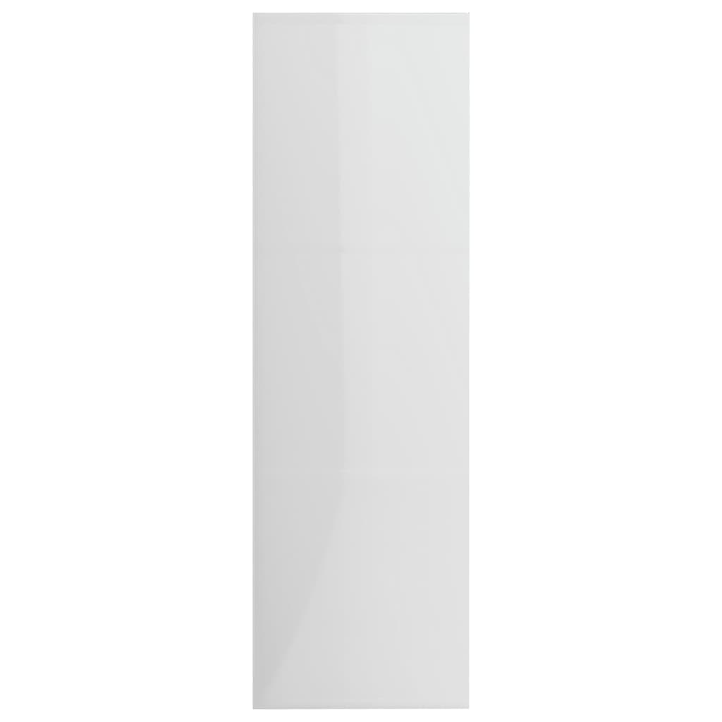 Book Cabinet High Gloss White 98x30x98 cm Chipboard- Bookcases & Standing Shelves - HomeShopIreland - Home Shop Ireland - Bookcases & Standing Shelves - Book Cabinet High Gloss White 98x30x98 cm Chipboard