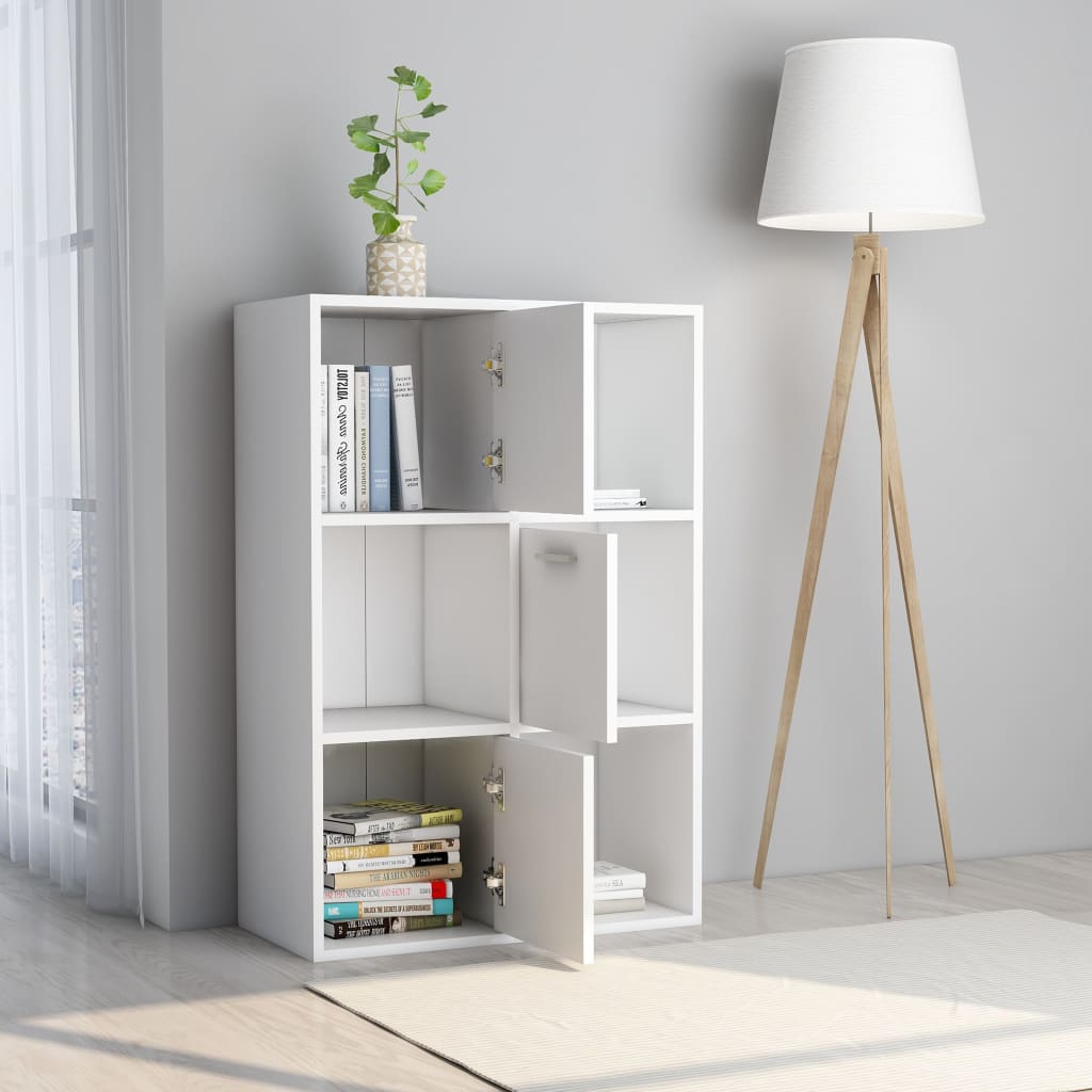 Storage Cabinet White 60x29.5x90 cm Chipboard- Bookcases & Standing Shelves - HomeShopIreland - Home Shop Ireland - Bookcases & Standing Shelves - Storage Cabinet White 60x29.5x90 cm Chipboard