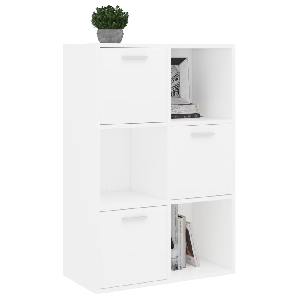 Storage Cabinet White 60x29.5x90 cm Chipboard- Bookcases & Standing Shelves - HomeShopIreland - Home Shop Ireland - Bookcases & Standing Shelves - Storage Cabinet White 60x29.5x90 cm Chipboard