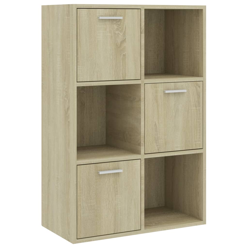 Storage Cabinet Sonoma Oak 60x29.5x90 cm Chipboard- Bookcases & Standing Shelves - HomeShopIreland - Home Shop Ireland - Bookcases & Standing Shelves - Storage Cabinet Sonoma Oak 60x29.5x90 cm Chipboard