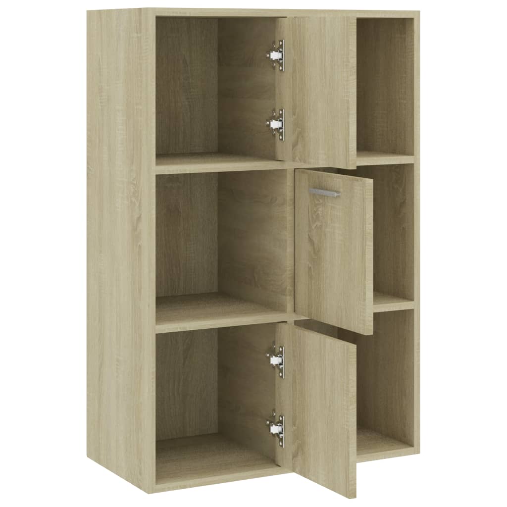 Storage Cabinet Sonoma Oak 60x29.5x90 cm Chipboard- Bookcases & Standing Shelves - HomeShopIreland - Home Shop Ireland - Bookcases & Standing Shelves - Storage Cabinet Sonoma Oak 60x29.5x90 cm Chipboard