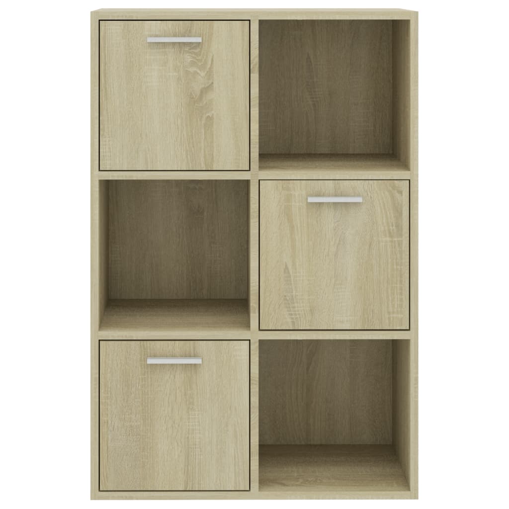 Storage Cabinet Sonoma Oak 60x29.5x90 cm Chipboard- Bookcases & Standing Shelves - HomeShopIreland - Home Shop Ireland - Bookcases & Standing Shelves - Storage Cabinet Sonoma Oak 60x29.5x90 cm Chipboard
