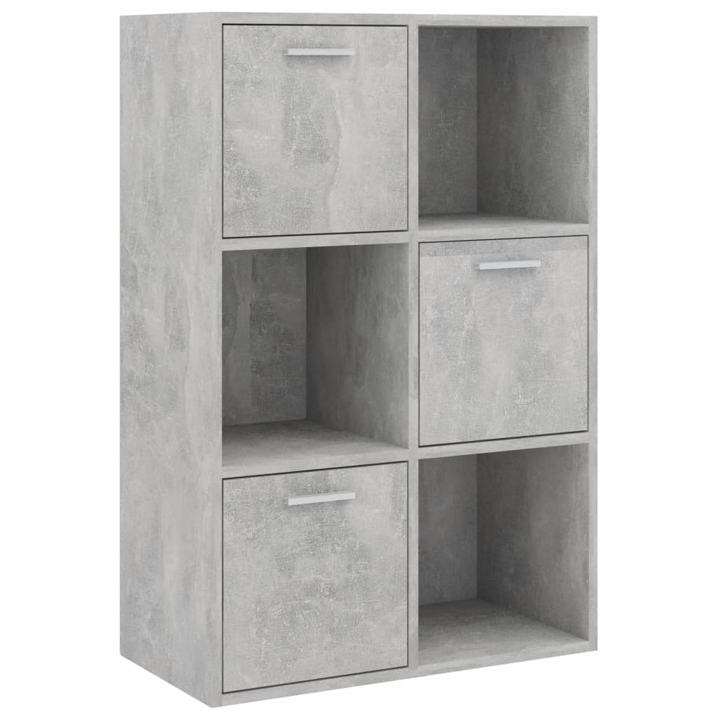 Storage Cabinet Concrete Grey 60x29.5x90 cm Chipboard- Bookcases & Standing Shelves - HomeShopIreland - Home Shop Ireland - Bookcases & Standing Shelves - Storage Cabinet Concrete Grey 60x29.5x90 cm Chipboard