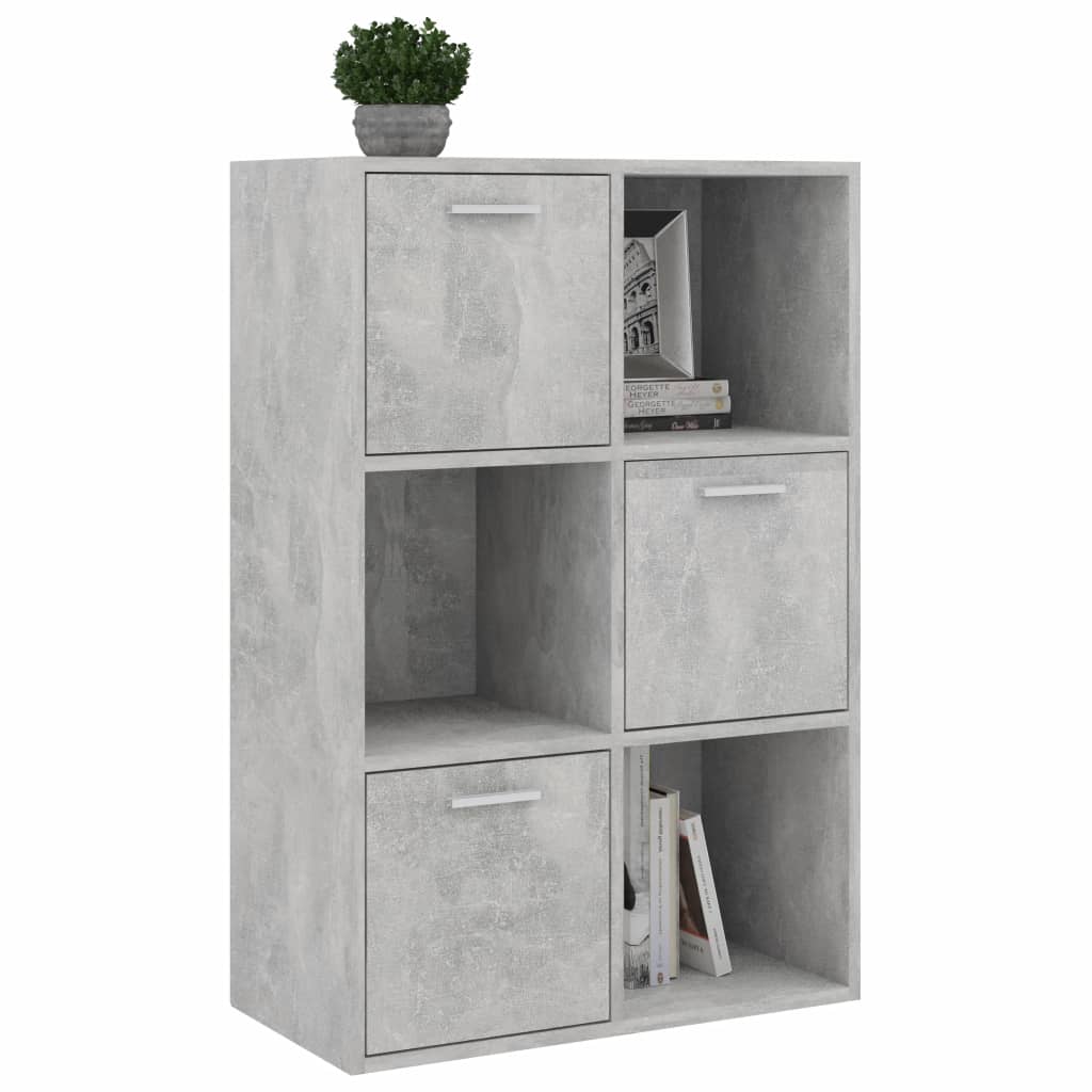 Storage Cabinet Concrete Grey 60x29.5x90 cm Chipboard- Bookcases & Standing Shelves - HomeShopIreland - Home Shop Ireland - Bookcases & Standing Shelves - Storage Cabinet Concrete Grey 60x29.5x90 cm Chipboard