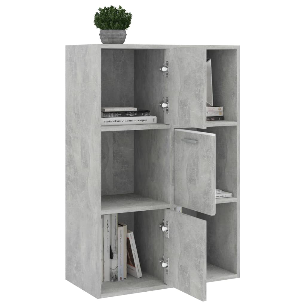 Storage Cabinet Concrete Grey 60x29.5x90 cm Chipboard- Bookcases & Standing Shelves - HomeShopIreland - Home Shop Ireland - Bookcases & Standing Shelves - Storage Cabinet Concrete Grey 60x29.5x90 cm Chipboard