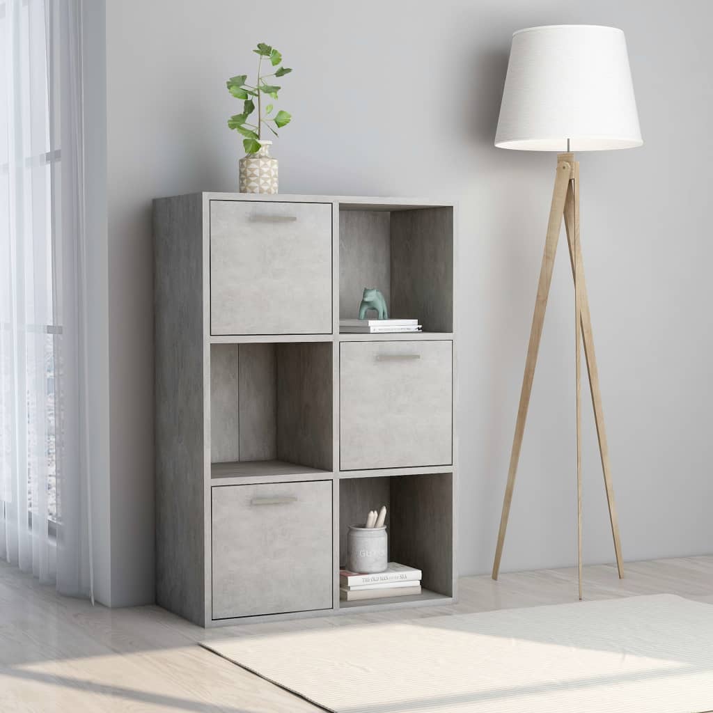 Storage Cabinet Concrete Grey 60x29.5x90 cm Chipboard- Bookcases & Standing Shelves - HomeShopIreland - Home Shop Ireland - Bookcases & Standing Shelves - Storage Cabinet Concrete Grey 60x29.5x90 cm Chipboard