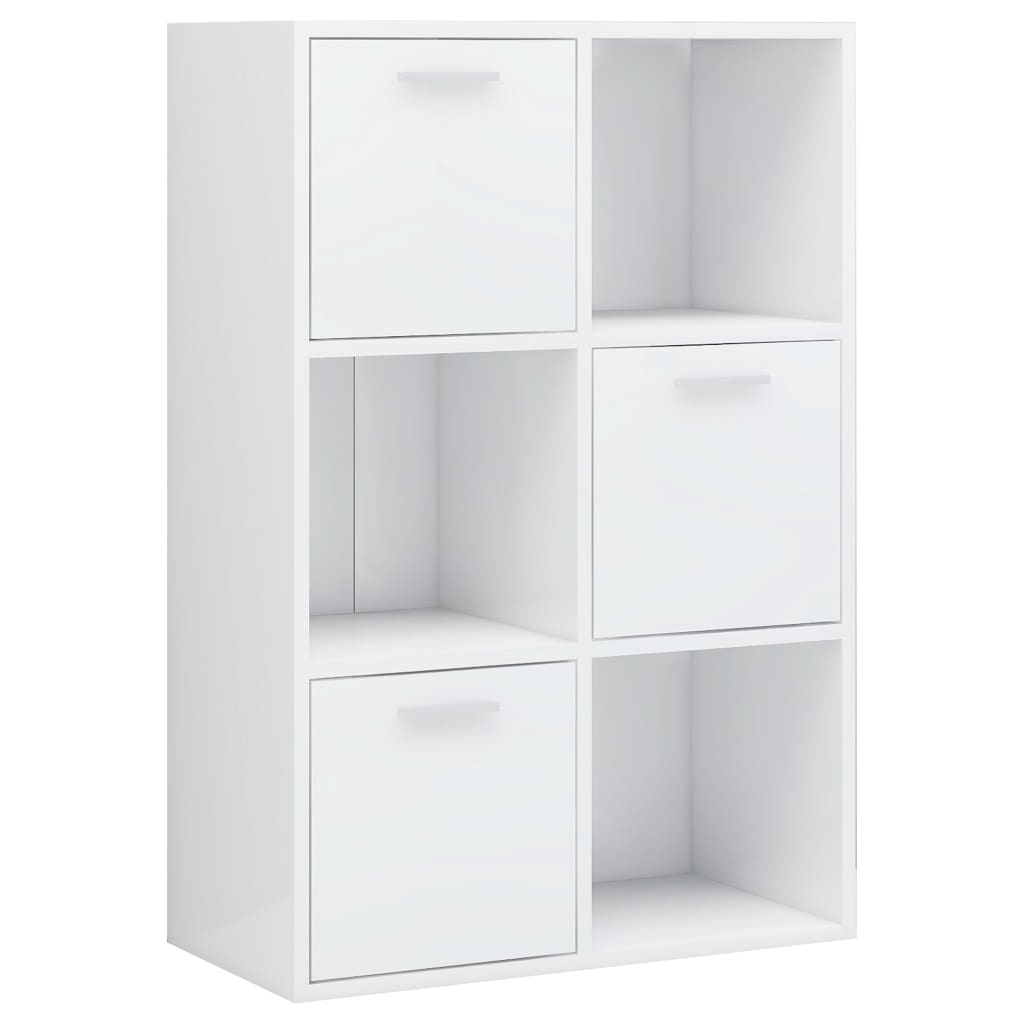 Storage Cabinet High Gloss White 60x29.5x90 cm Chipboard- Bookcases & Standing Shelves - HomeShopIreland - Home Shop Ireland - Bookcases & Standing Shelves - Storage Cabinet High Gloss White 60x29.5x90 cm Chipboard
