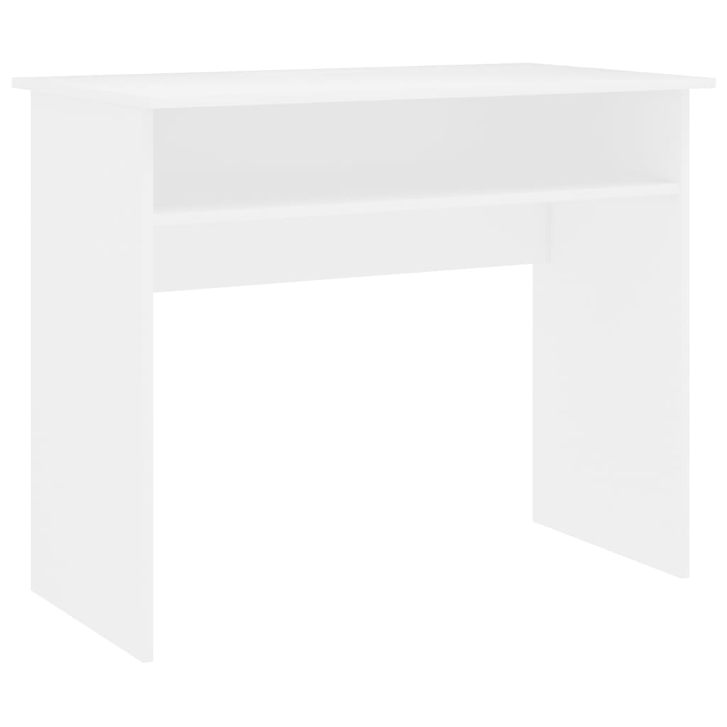 Desk White 90x50x74 cm Chipboard- Desks - HomeShopIreland - Home Shop Ireland - Desks - Desk White 90x50x74 cm Chipboard