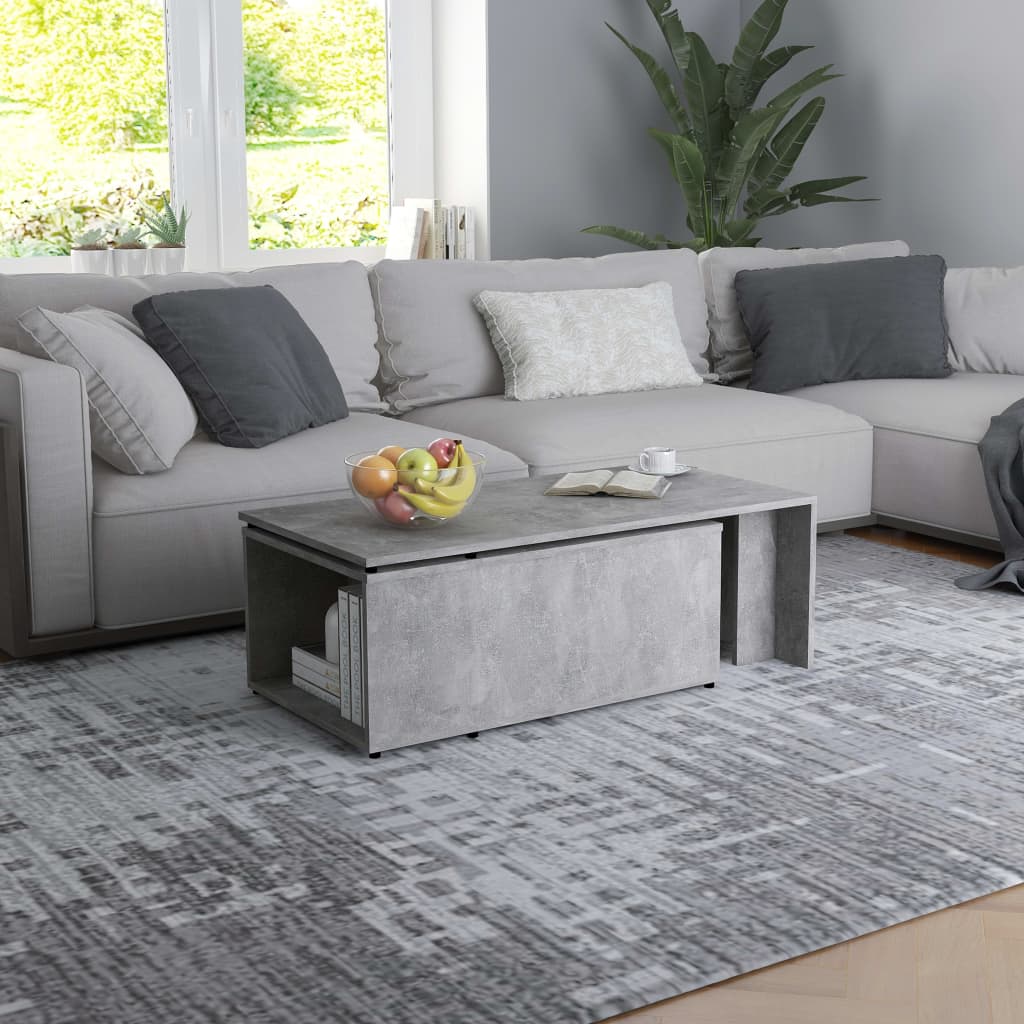 Coffee Table Concrete Grey 150x50x35 cm Chipboard- Coffee Tables - HomeShopIreland - Home Shop Ireland - Coffee Tables - Coffee Table Concrete Grey 150x50x35 cm Chipboard