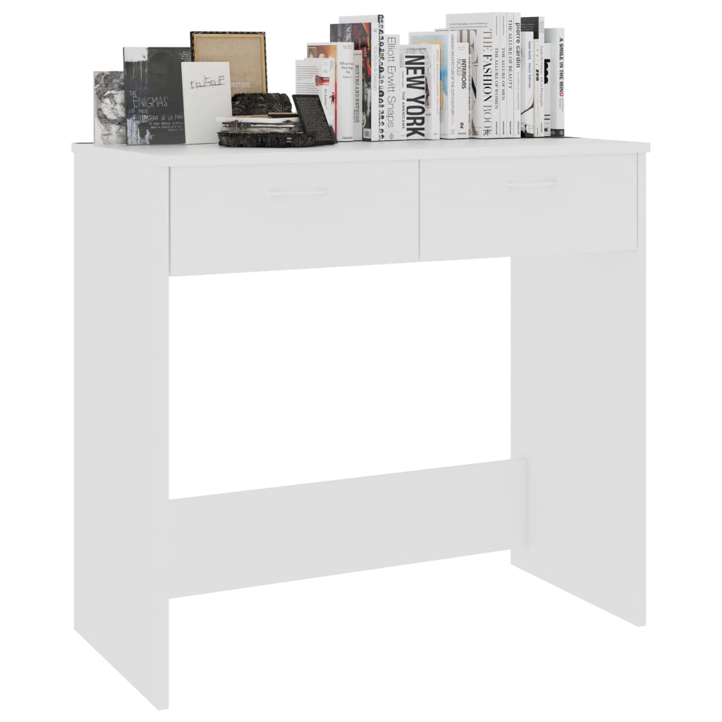Desk White 80x40x75 cm Chipboard- Desks - HomeShopIreland - Home Shop Ireland - Desks - Desk White 80x40x75 cm Chipboard
