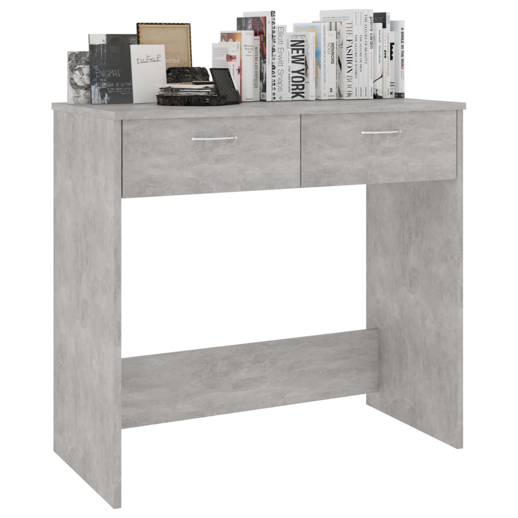 Desk Concrete Grey 80x40x75 cm Chipboard- Desks - HomeShopIreland - Home Shop Ireland - Desks - Desk Concrete Grey 80x40x75 cm Chipboard