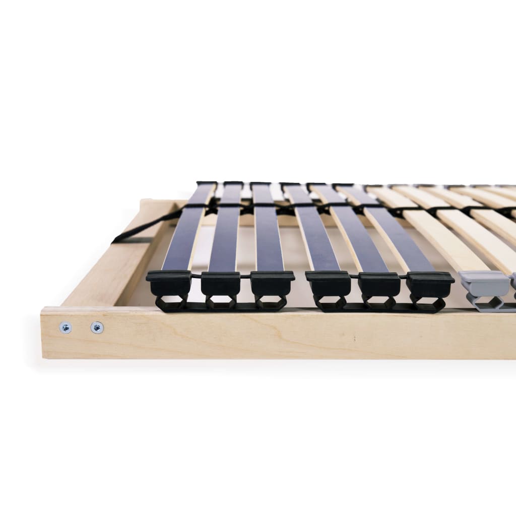 Slatted Bed Bases 2 pcs with 42 Slats 7 Zones 70x200 cm- Beds & Bed Frames - HomeShopIreland - Home Shop Ireland - Beds & Bed Frames - Slatted Bed Bases 2 pcs with 42 Slats 7 Zones 70x200 cm
