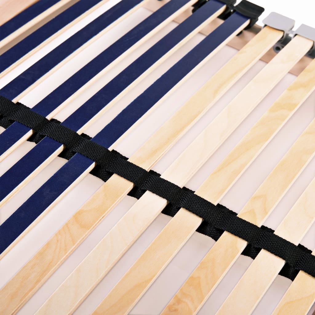 Slatted Bed Bases 2 pcs with 42 Slats 7 Zones 70x200 cm- Beds & Bed Frames - HomeShopIreland - Home Shop Ireland - Beds & Bed Frames - Slatted Bed Bases 2 pcs with 42 Slats 7 Zones 70x200 cm