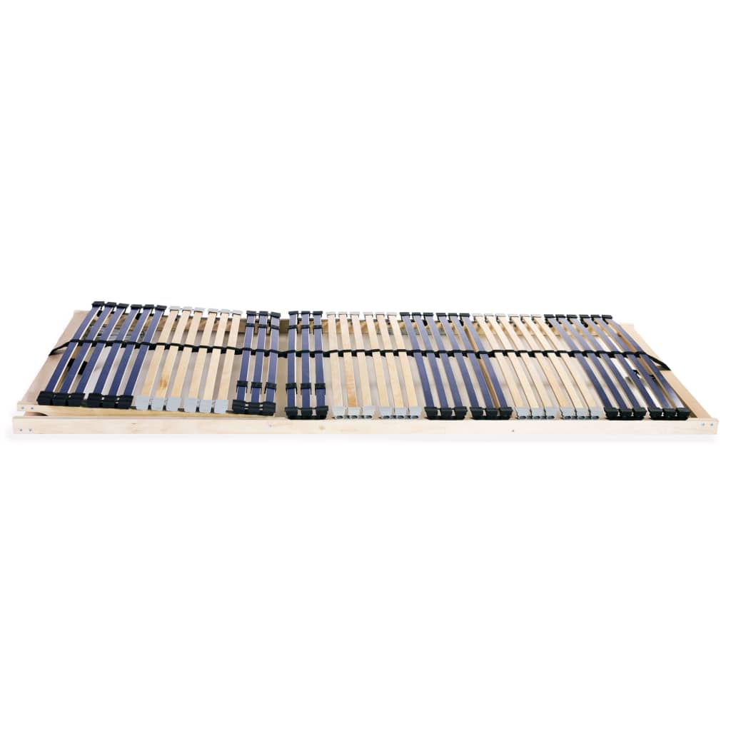 Slatted Bed Bases 2 pcs with 42 Slats 7 Zones 70x200 cm- Beds & Bed Frames - HomeShopIreland - Home Shop Ireland - Beds & Bed Frames - Slatted Bed Bases 2 pcs with 42 Slats 7 Zones 70x200 cm