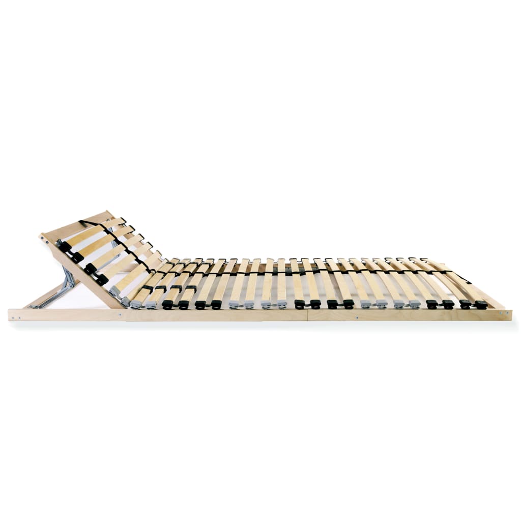 Slatted Bed Bases 2 pcs with 28 Slats 7 Zones 90x200 cm- Beds & Bed Frames - HomeShopIreland - Home Shop Ireland - Beds & Bed Frames - Slatted Bed Bases 2 pcs with 28 Slats 7 Zones 90x200 cm