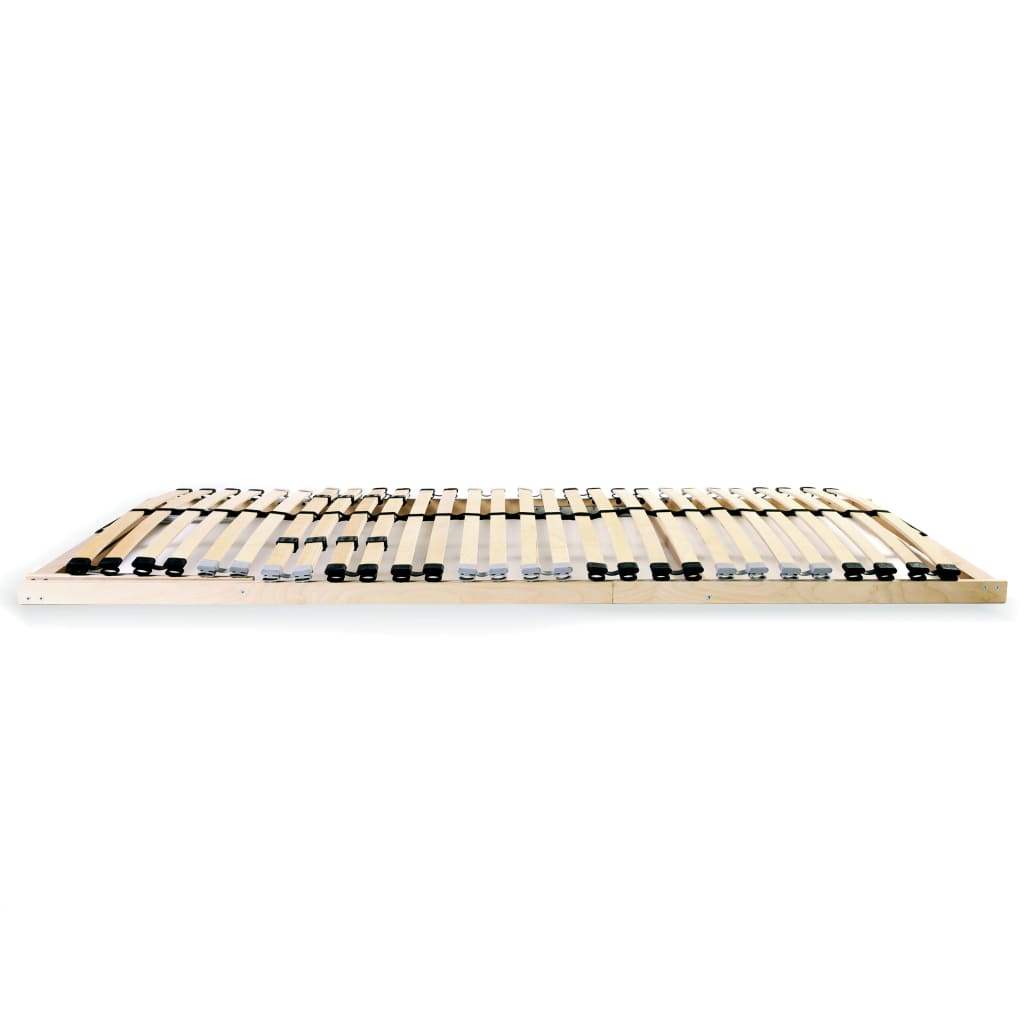 Slatted Bed Bases 2 pcs with 28 Slats 7 Zones 90x200 cm- Beds & Bed Frames - HomeShopIreland - Home Shop Ireland - Beds & Bed Frames - Slatted Bed Bases 2 pcs with 28 Slats 7 Zones 90x200 cm