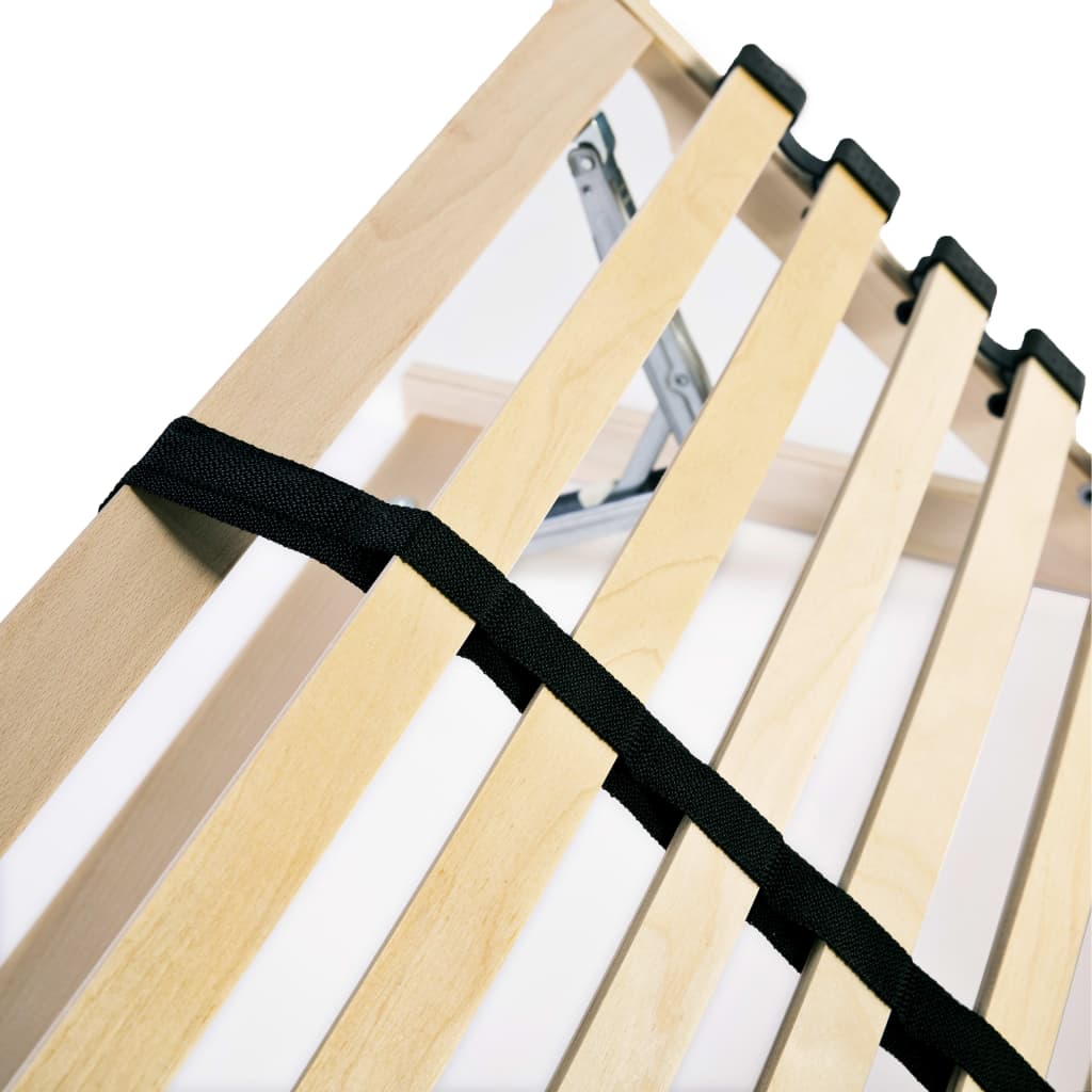 Slatted Bed Bases 2 pcs with 28 Slats 7 Zones 90x200 cm- Beds & Bed Frames - HomeShopIreland - Home Shop Ireland - Beds & Bed Frames - Slatted Bed Bases 2 pcs with 28 Slats 7 Zones 90x200 cm