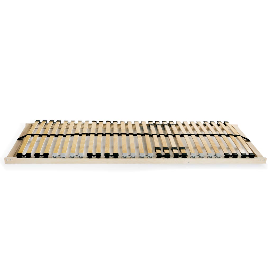 Slatted Bed Bases 2 pcs with 28 Slats 7 Zones 90x200 cm- Beds & Bed Frames - HomeShopIreland - Home Shop Ireland - Beds & Bed Frames - Slatted Bed Bases 2 pcs with 28 Slats 7 Zones 90x200 cm
