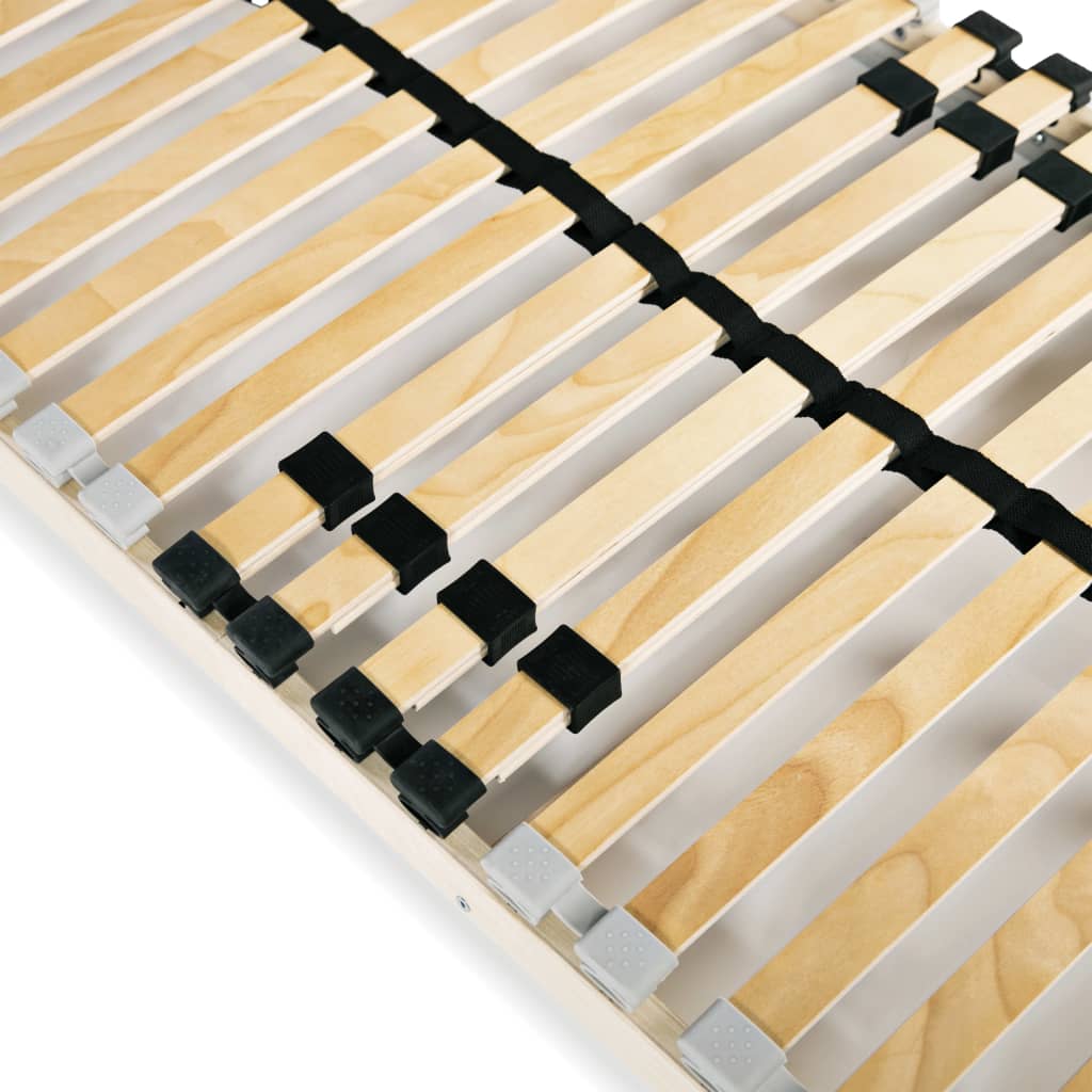 Slatted Bed Bases 2 pcs with 28 Slats 7 Zones 90x200 cm- Beds & Bed Frames - HomeShopIreland - Home Shop Ireland - Beds & Bed Frames - Slatted Bed Bases 2 pcs with 28 Slats 7 Zones 90x200 cm