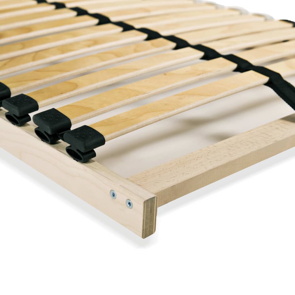 Slatted Bed Bases 2 pcs with 28 Slats 7 Zones 90x200 cm- Beds & Bed Frames - HomeShopIreland - Home Shop Ireland - Beds & Bed Frames - Slatted Bed Bases 2 pcs with 28 Slats 7 Zones 90x200 cm