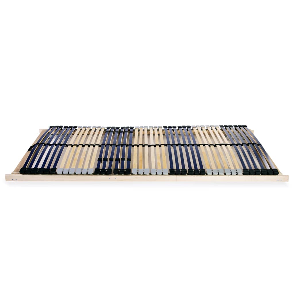 Slatted Bed Bases 2 pcs with 42 Slats 7 Zones 90x200 cm- Beds & Bed Frames - HomeShopIreland - Home Shop Ireland - Beds & Bed Frames - Slatted Bed Bases 2 pcs with 42 Slats 7 Zones 90x200 cm