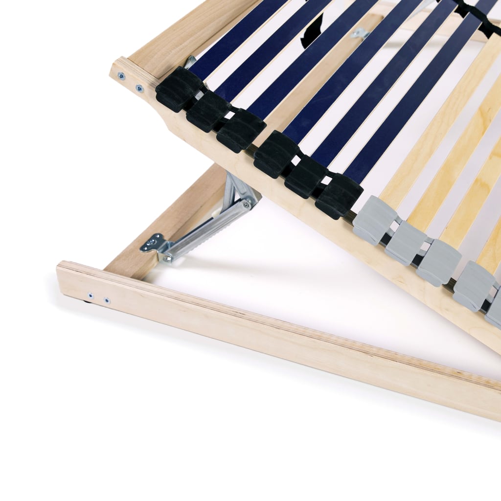 Slatted Bed Bases 2 pcs with 42 Slats 7 Zones 90x200 cm- Beds & Bed Frames - HomeShopIreland - Home Shop Ireland - Beds & Bed Frames - Slatted Bed Bases 2 pcs with 42 Slats 7 Zones 90x200 cm