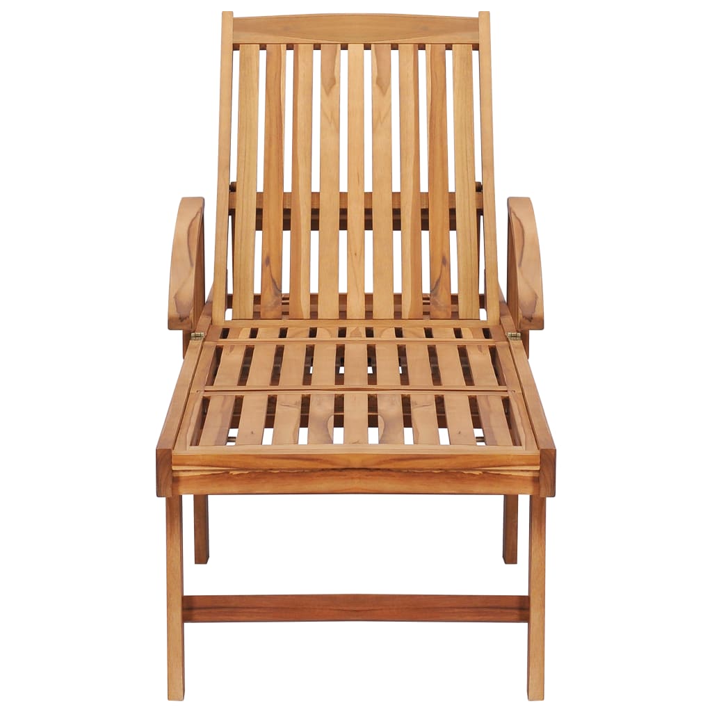 Sun Loungers 2 pcs with Table Solid Teak Wood- Sunloungers - HomeShopIreland - Home Shop Ireland - Sunloungers - Sun Loungers 2 pcs with Table Solid Teak Wood