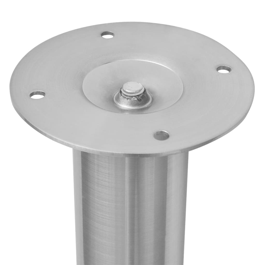 Telescopic Table Legs 4 pcs Brushed Nickel 710 mm-1100 mm- Table Legs - HomeShopIreland - Home Shop Ireland - Table Legs - Telescopic Table Legs 4 pcs Brushed Nickel 710 mm-1100 mm