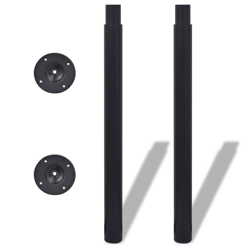 Telescopic Table Legs 4 pcs Black 710 mm-1100 mm- Table Legs - HomeShopIreland - Home Shop Ireland - Table Legs - Telescopic Table Legs 4 pcs Black 710 mm-1100 mm