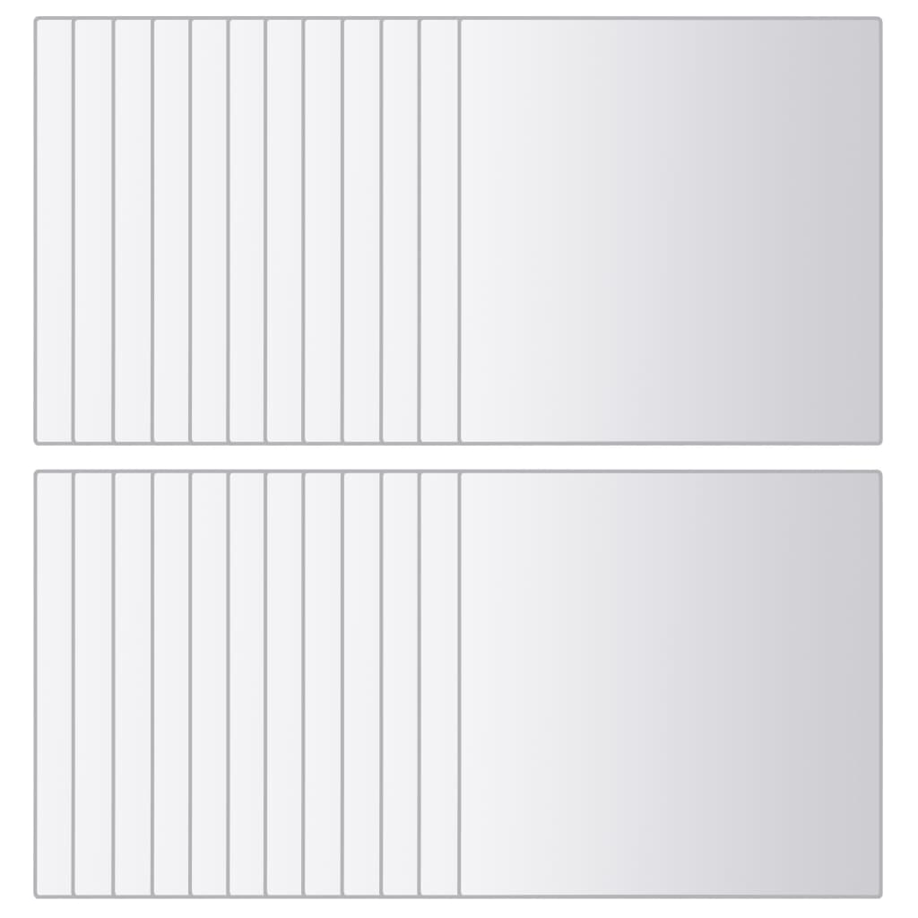 48 pcs Mirror Titles Square Glass- Mirrors - HomeShopIreland - Home Shop Ireland - Mirrors - 48 pcs Mirror Titles Square Glass