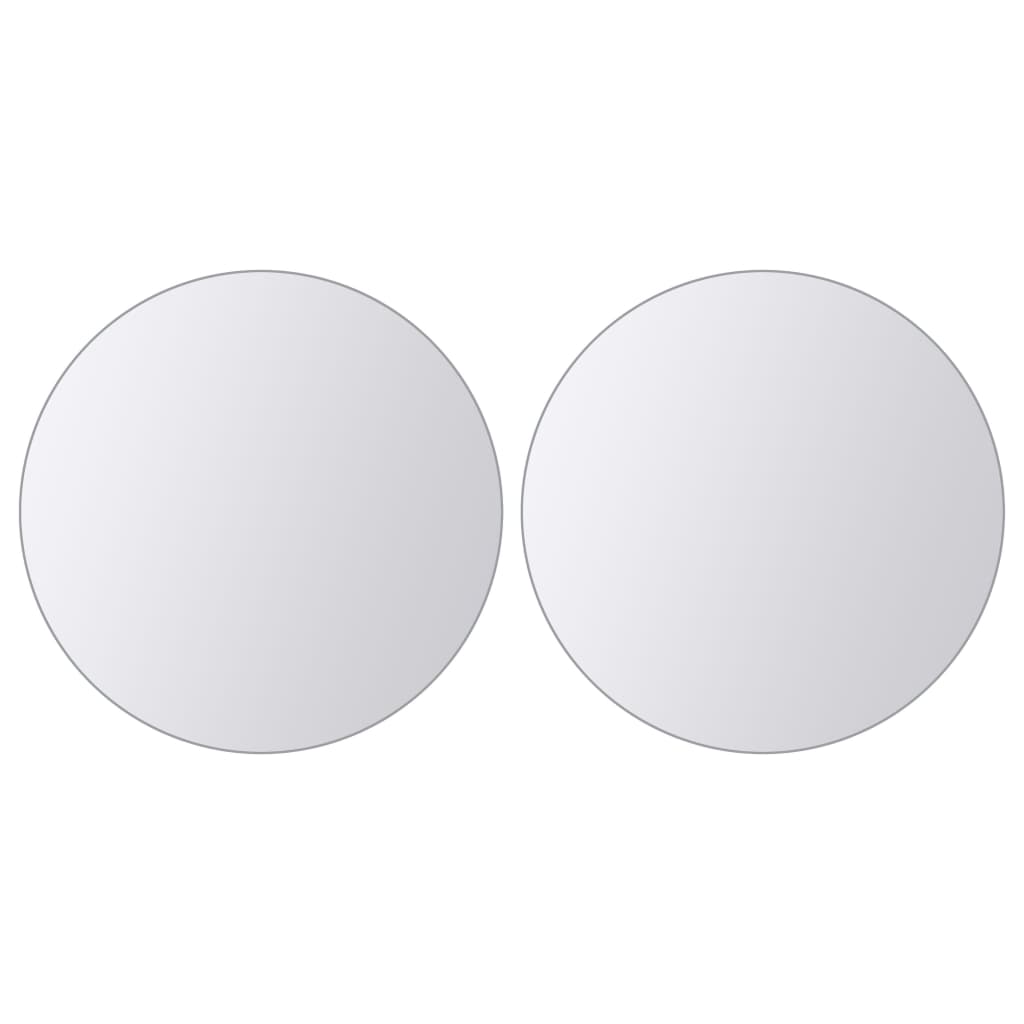 16 pcs Mirror Titles Round Glass- Mirrors - HomeShopIreland - Home Shop Ireland - Mirrors - 16 pcs Mirror Titles Round Glass