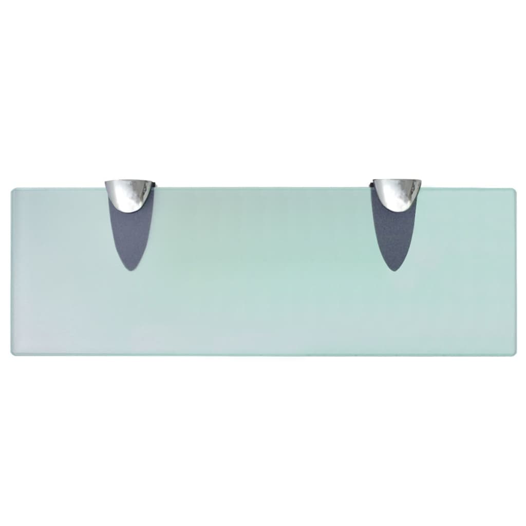 Floating Shelves 2 pcs Glass 30x10 cm 8 mm- Wall Shelves & Ledges - HomeShopIreland - Home Shop Ireland - Wall Shelves & Ledges - Floating Shelves 2 pcs Glass 30x10 cm 8 mm