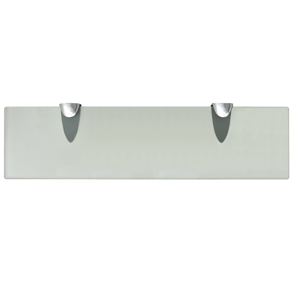 Floating Shelves 2 pcs Glass 40x10 cm 8 mm- Wall Shelves & Ledges - HomeShopIreland - Home Shop Ireland - Wall Shelves & Ledges - Floating Shelves 2 pcs Glass 40x10 cm 8 mm