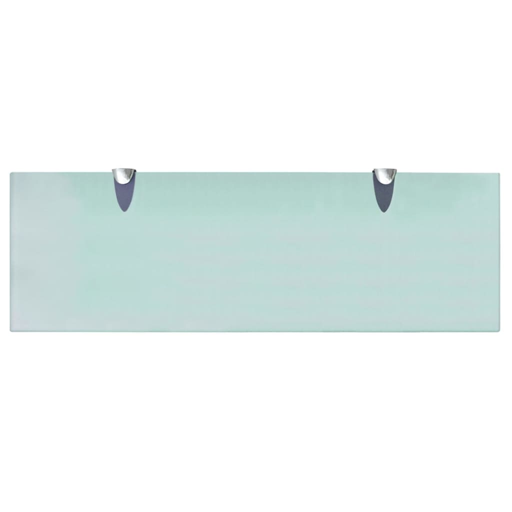 Floating Shelves 2 pcs Glass 60x20 cm 8 mm- Wall Shelves & Ledges - HomeShopIreland - Home Shop Ireland - Wall Shelves & Ledges - Floating Shelves 2 pcs Glass 60x20 cm 8 mm