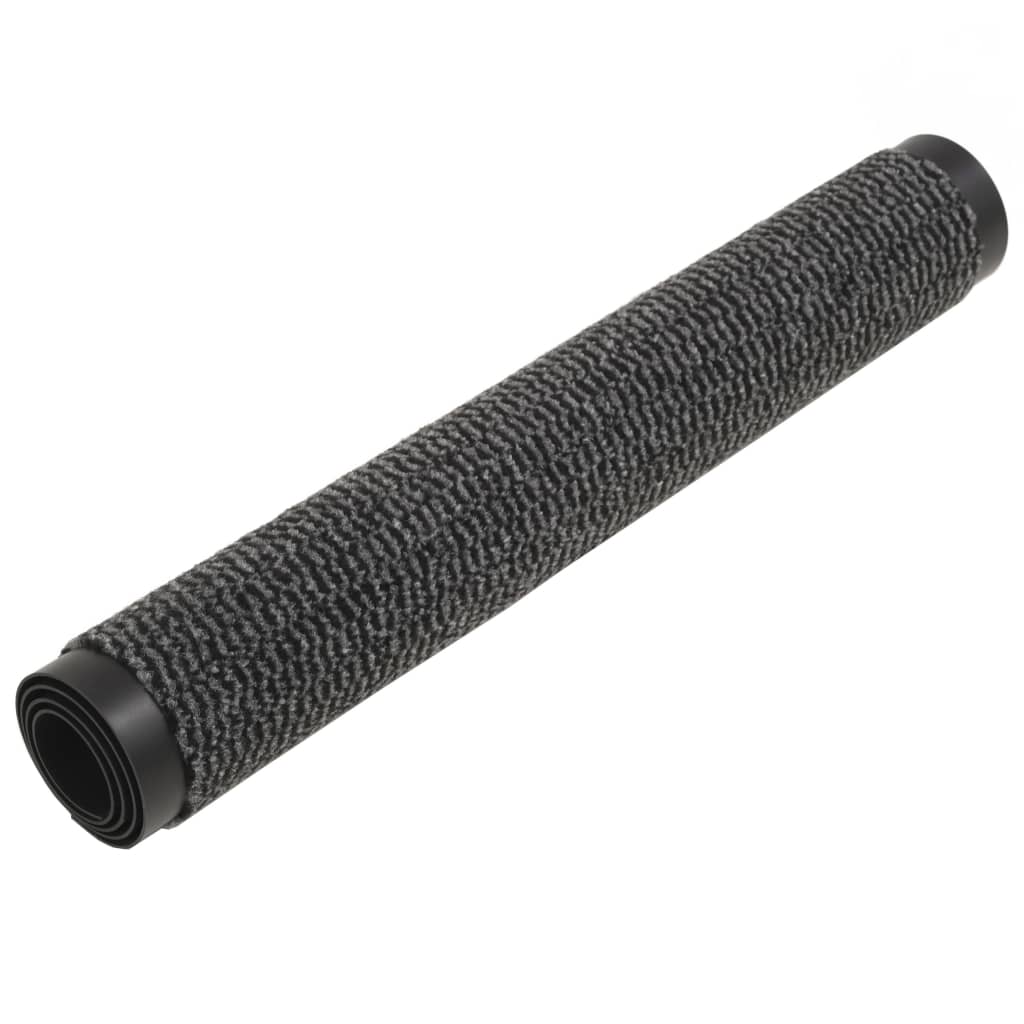 Dust Control Mats 2 pcs Rectangular Tufted 80x120 cm Anthracite- Door Mats - HomeShopIreland - Home Shop Ireland - Door Mats - Dust Control Mats 2 pcs Rectangular Tufted 80x120 cm Anthracite