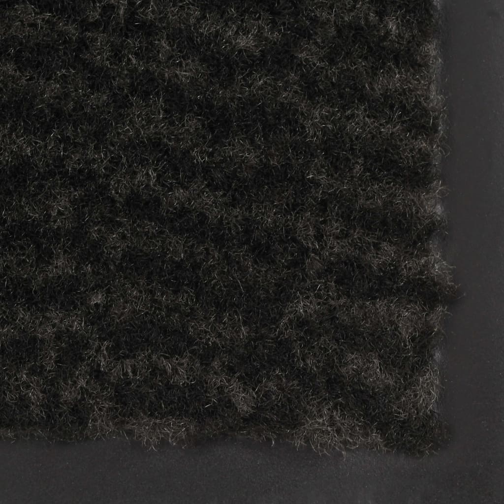Dust Control Mats 2 pcs Rectangular Tufted 90x150 cm Black- Door Mats - HomeShopIreland - Home Shop Ireland - Door Mats - Dust Control Mats 2 pcs Rectangular Tufted 90x150 cm Black