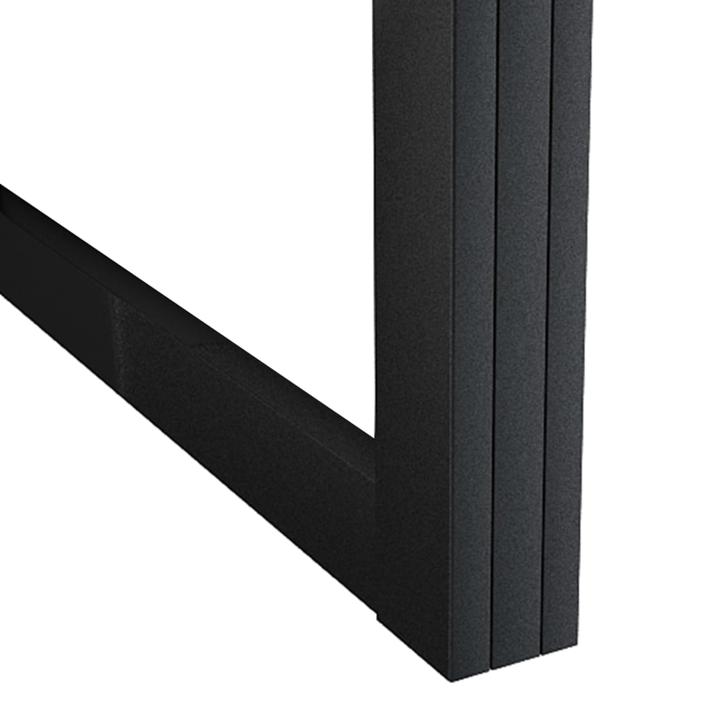 Sliding Door Aluminium and ESG Glass 76x205 cm Black- Doors - HomeShopIreland - Home Shop Ireland - Doors - Sliding Door Aluminium and ESG Glass 76x205 cm Black