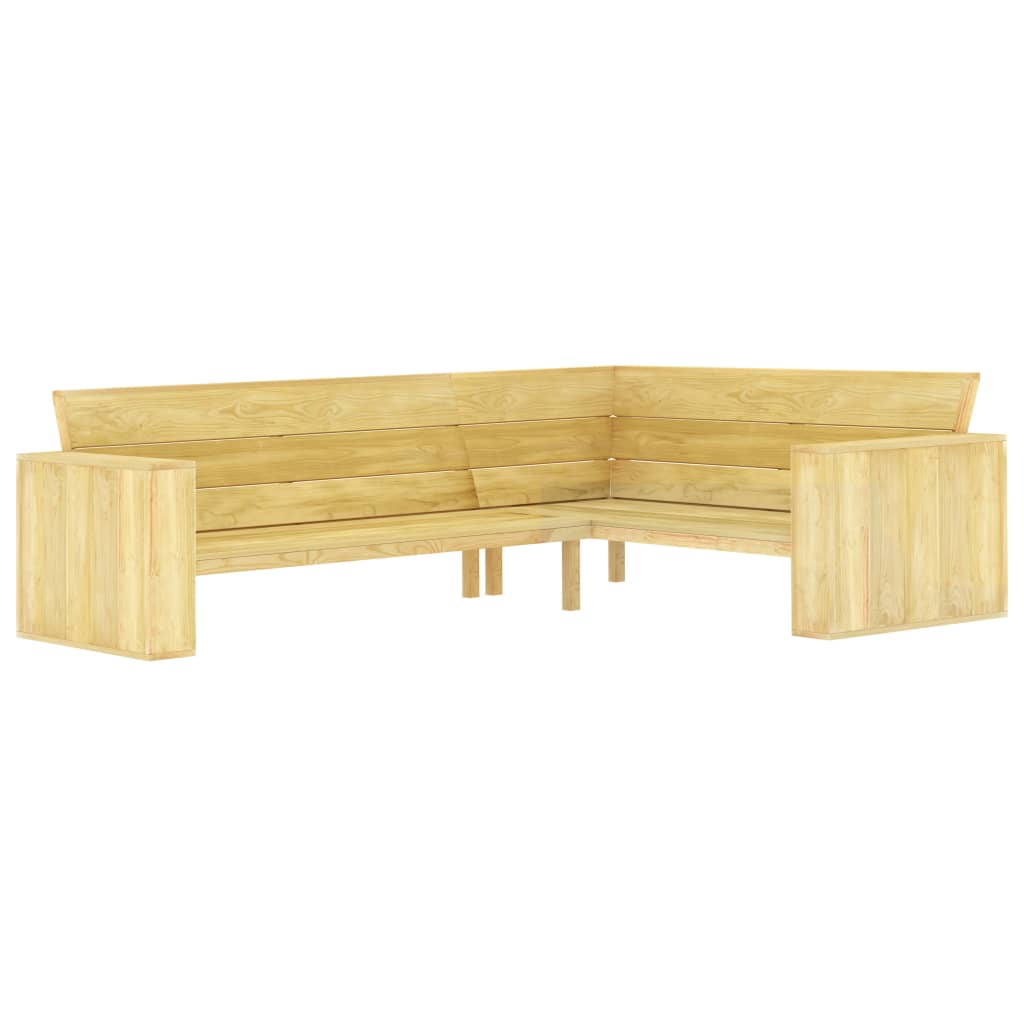 4 Piece Garden Lounge Set Impregnated Pinewood- Outdoor Furniture Sets - HomeShopIreland - Home Shop Ireland - Outdoor Furniture Sets - 4 Piece Garden Lounge Set Impregnated Pinewood