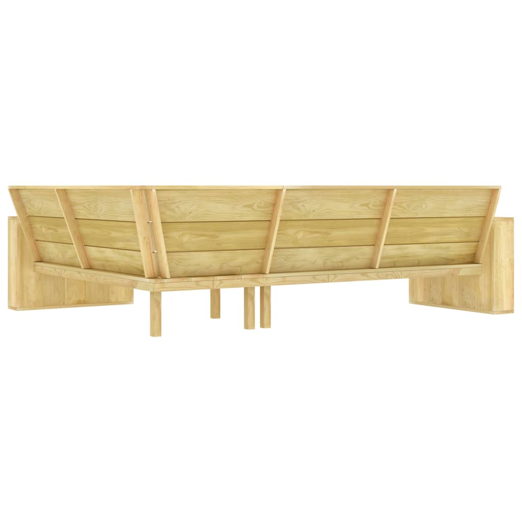 4 Piece Garden Lounge Set Impregnated Pinewood- Outdoor Furniture Sets - HomeShopIreland - Home Shop Ireland - Outdoor Furniture Sets - 4 Piece Garden Lounge Set Impregnated Pinewood
