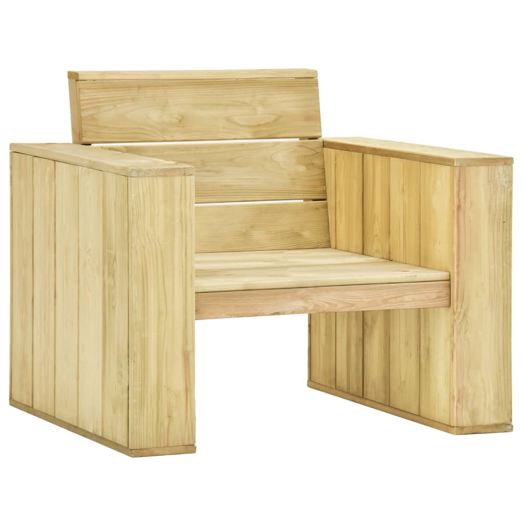 4 Piece Garden Lounge Set Impregnated Pinewood- Outdoor Furniture Sets - HomeShopIreland - Home Shop Ireland - Outdoor Furniture Sets - 4 Piece Garden Lounge Set Impregnated Pinewood