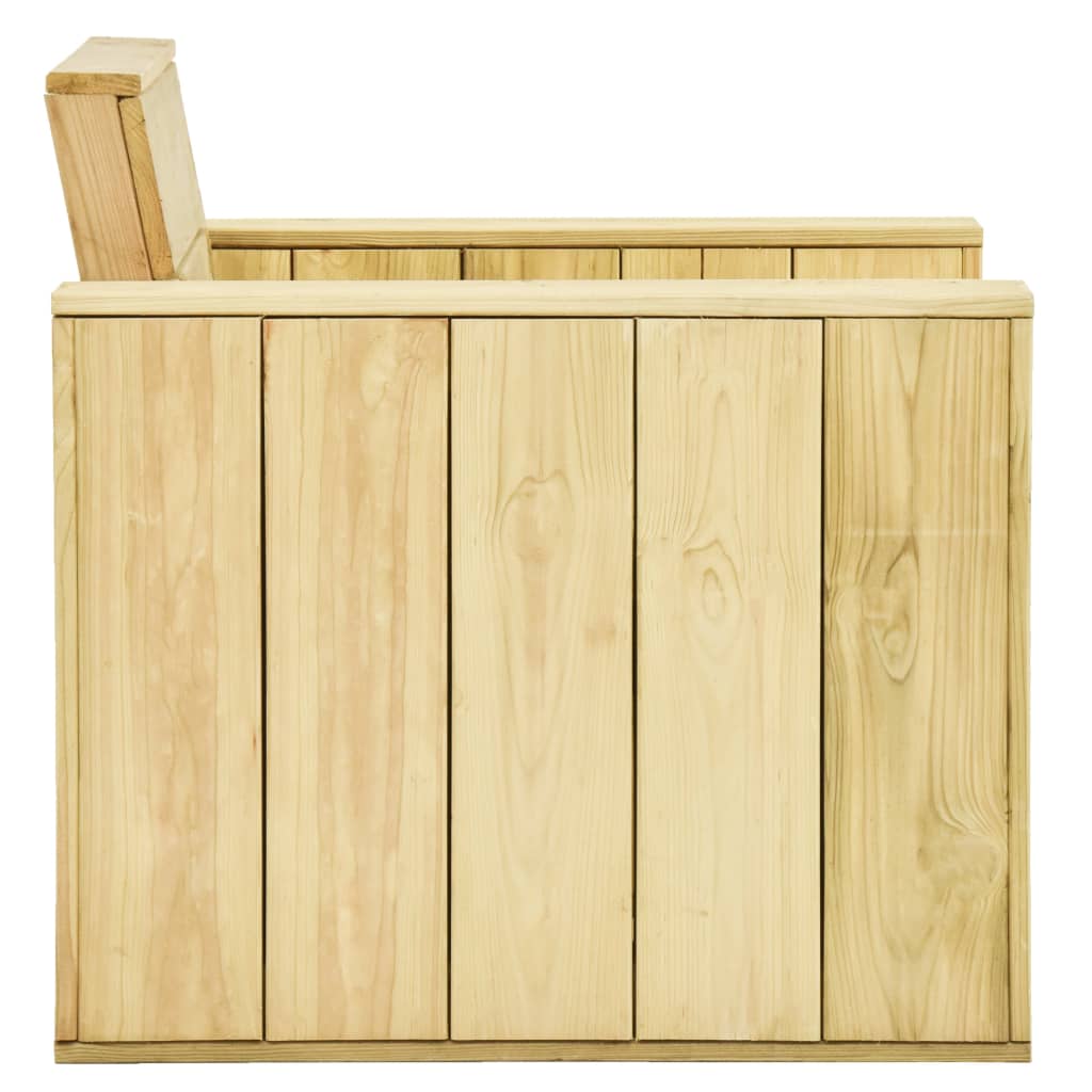 4 Piece Garden Lounge Set Impregnated Pinewood- Outdoor Furniture Sets - HomeShopIreland - Home Shop Ireland - Outdoor Furniture Sets - 4 Piece Garden Lounge Set Impregnated Pinewood