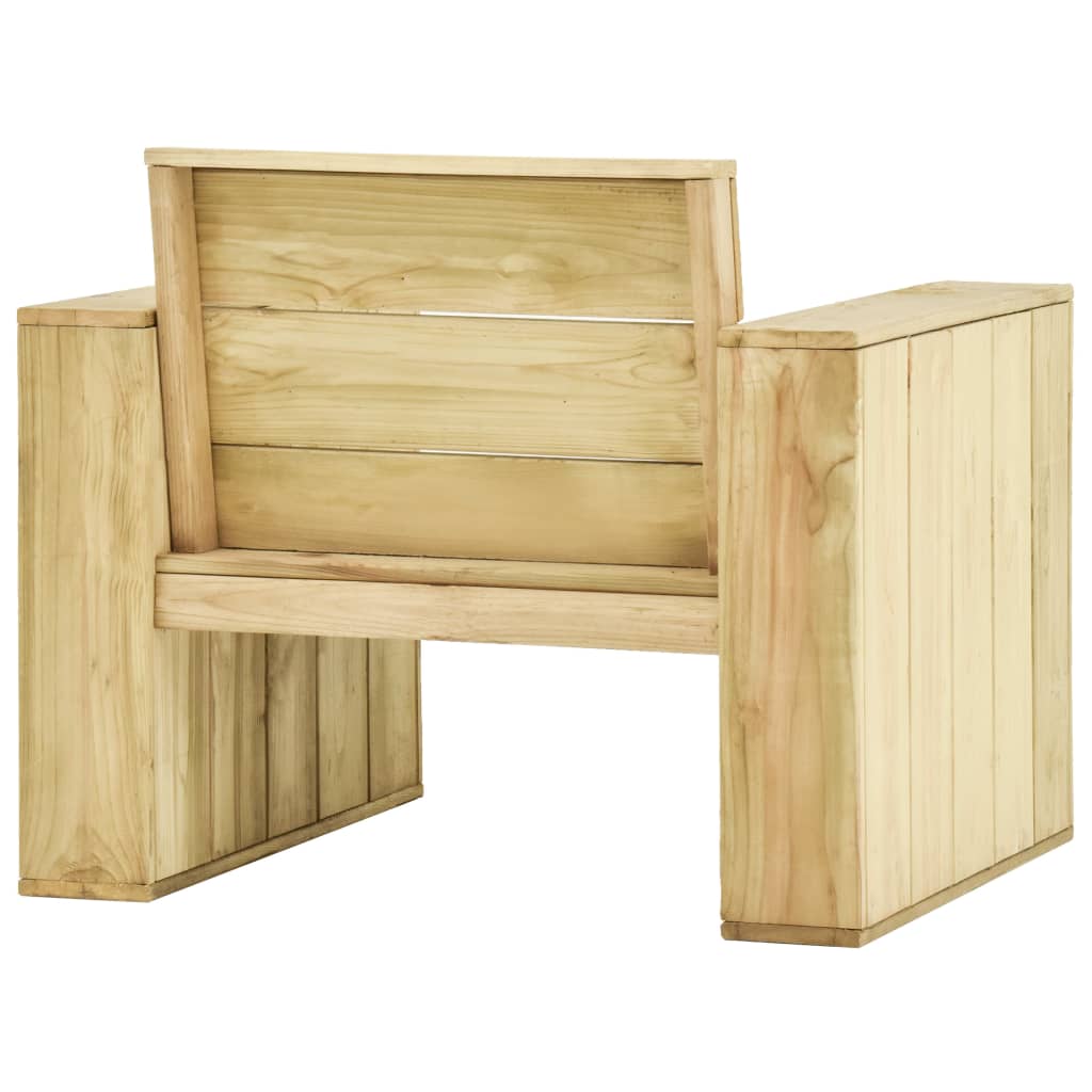 3 Piece Garden Lounge Set Impregnated Pinewood- Outdoor Furniture Sets - HomeShopIreland - Home Shop Ireland - Outdoor Furniture Sets - 3 Piece Garden Lounge Set Impregnated Pinewood