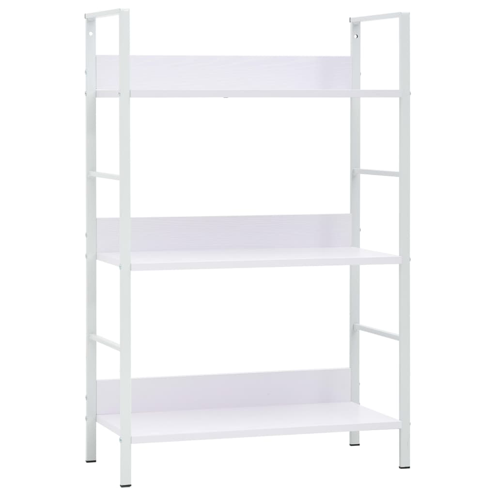 3-Layer Book Shelf White 60x27.6x90.5 cm Chipboard- Bookcases & Standing Shelves - HomeShopIreland - Home Shop Ireland - Bookcases & Standing Shelves - 3-Layer Book Shelf White 60x27.6x90.5 cm Chipboard