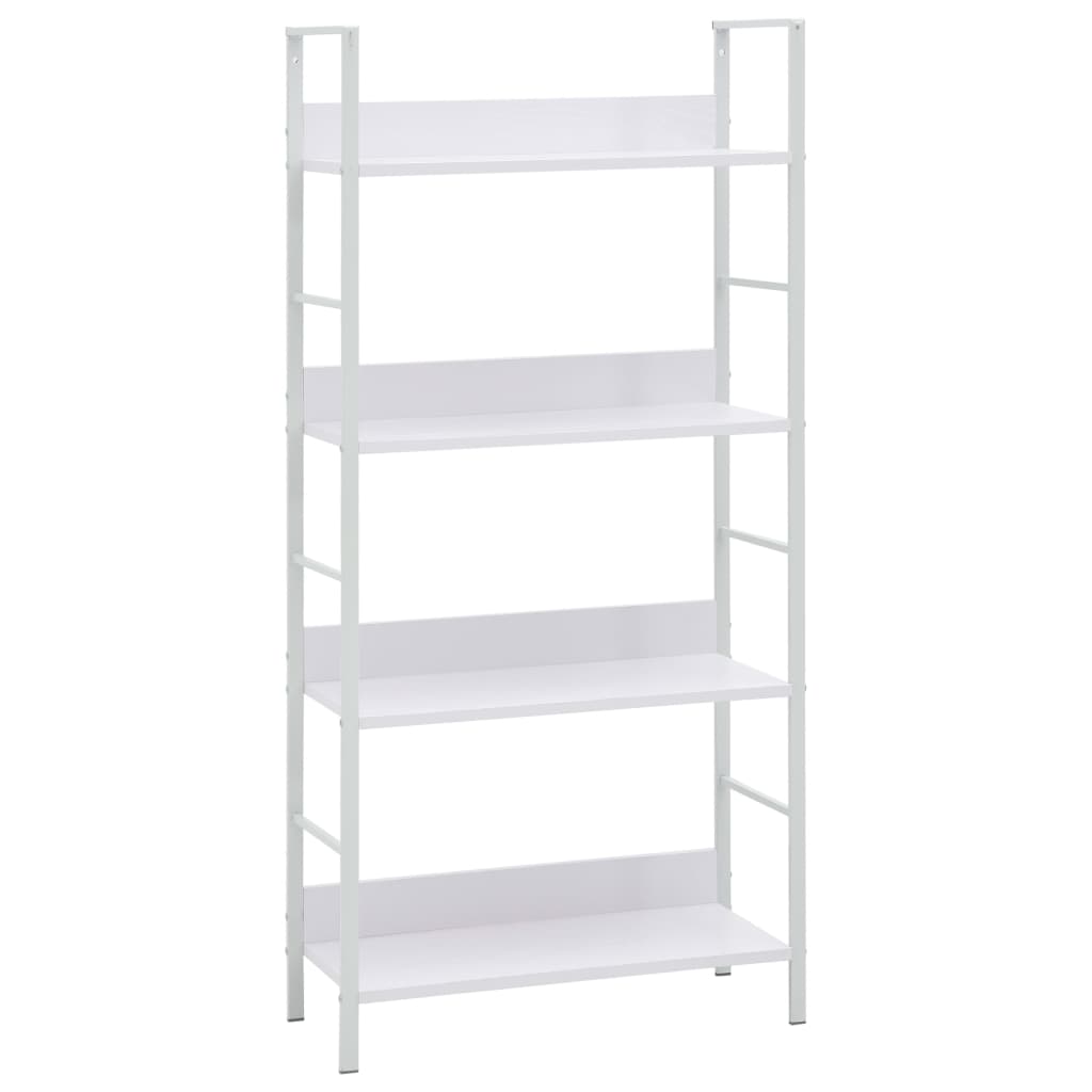 4-Layer Book Shelf White 60x27.6x124.5 cm Chipboard- Bookcases & Standing Shelves - HomeShopIreland - Home Shop Ireland - Bookcases & Standing Shelves - 4-Layer Book Shelf White 60x27.6x124.5 cm Chipboard